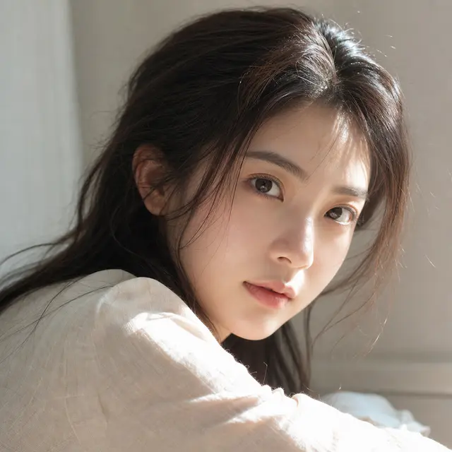 东方少女特写